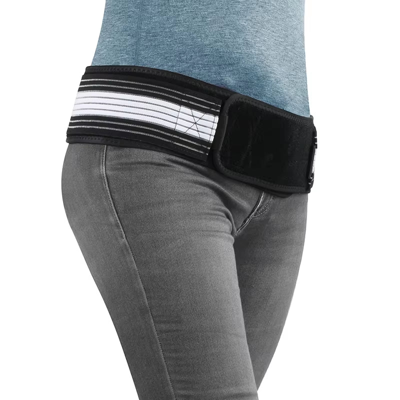 Sacroiliac SI Hip Belt for Women and Men Lower Back Support Belt Compression Hip Brace for Pelvis, Joint, Lumbar & Sciatica Pain